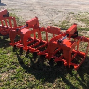 Skid Steer QA Grapple 72inch Orange